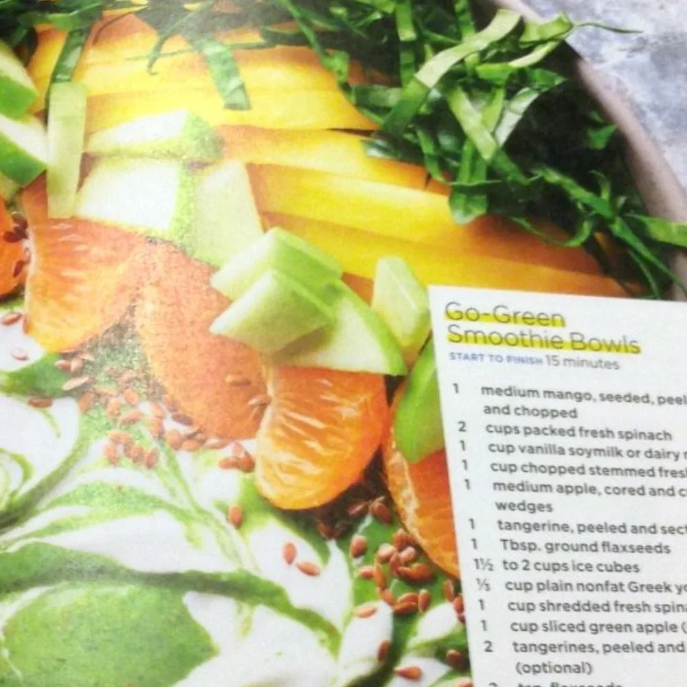 Smoothies Magazine / Cookbook of Recipes from Better Homes and Gardens